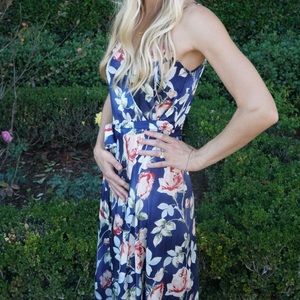 Band of Gypsies Floral Strappy Dress Size M